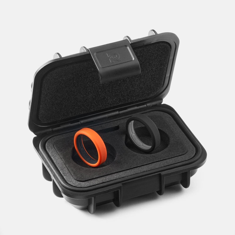 Ensemble d'anneaux en silicone 6mm - Basecamp Orange