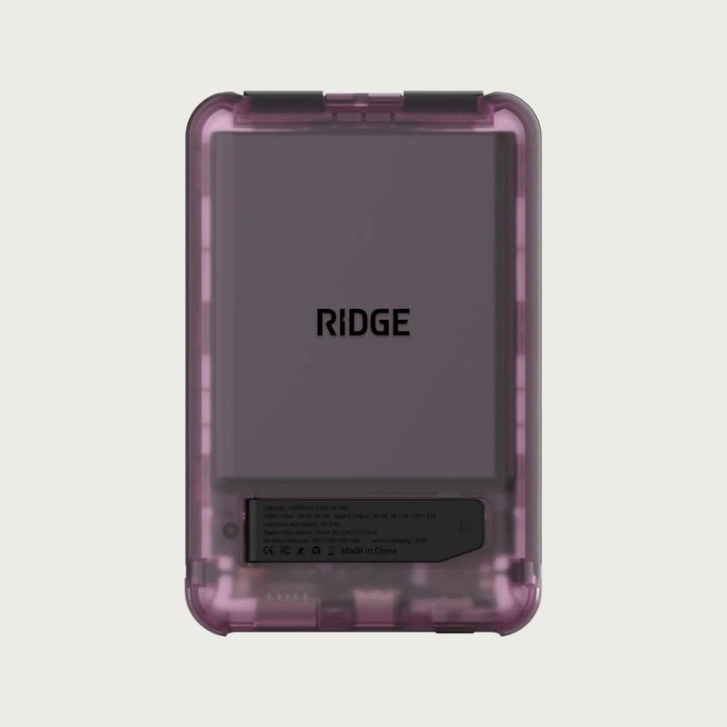 Ridge Power Bank - 10k mAh Bundle - Atomic Purple - 3-Pack