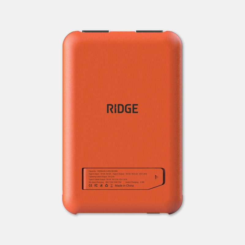 Ridge Powerbank - 10k mAh Bundle - Basislager Orange - 2er-Pack