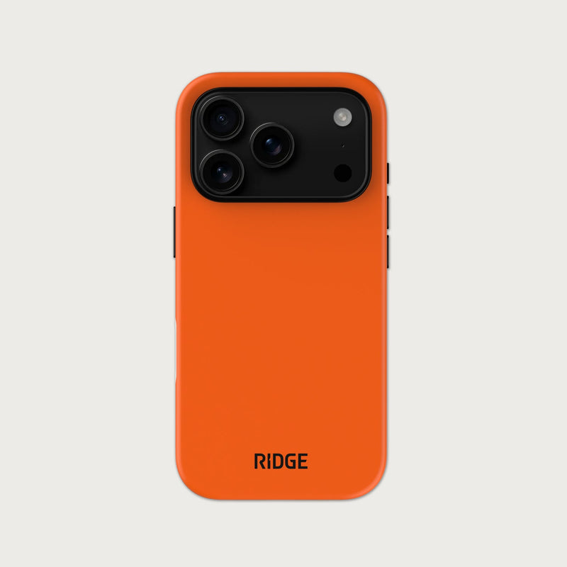 Ridge Phone Case - iPhone 18 Pro - Basecamp Orange