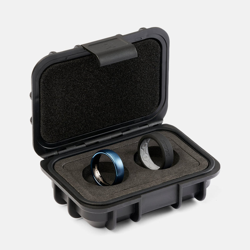 6 mm abgerundetes Ring-Set - Alpine Navy