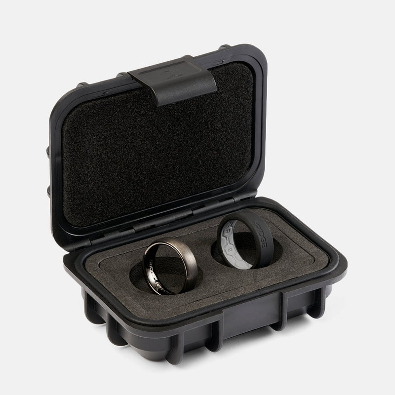 6 mm abgerundetes Ring-Set - Gunmetal