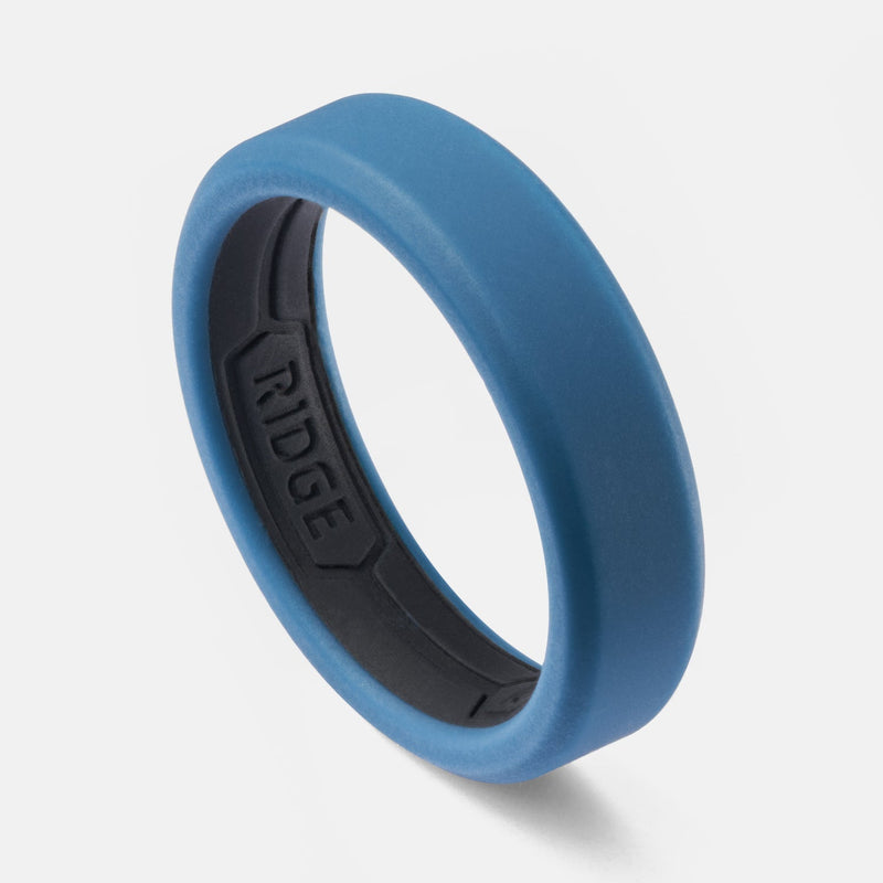 Ensemble d'anneaux en silicone 6 mm - Marine Alpin