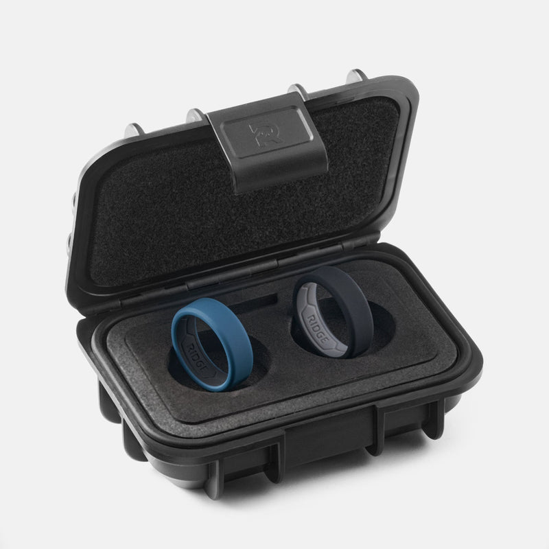 8 mm Silikonring-Set - Alpine Navy