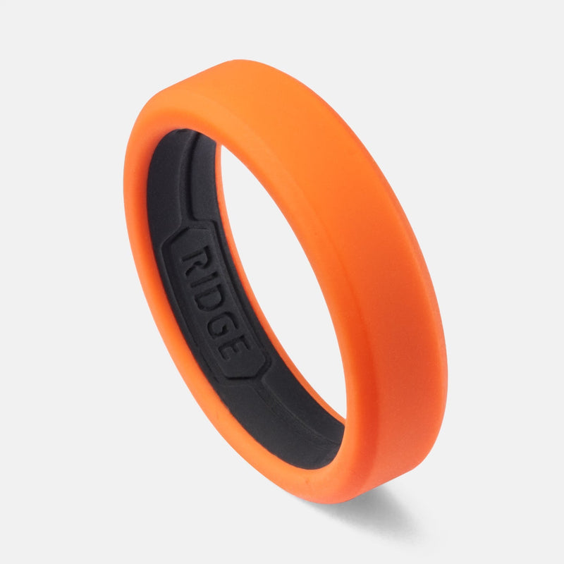 Ensemble d'anneaux en silicone 6mm - Basecamp Orange