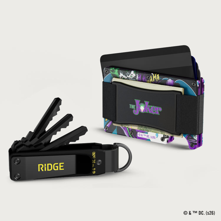 Ridge Wallet + KeyCase - The Joker™ + Batman™