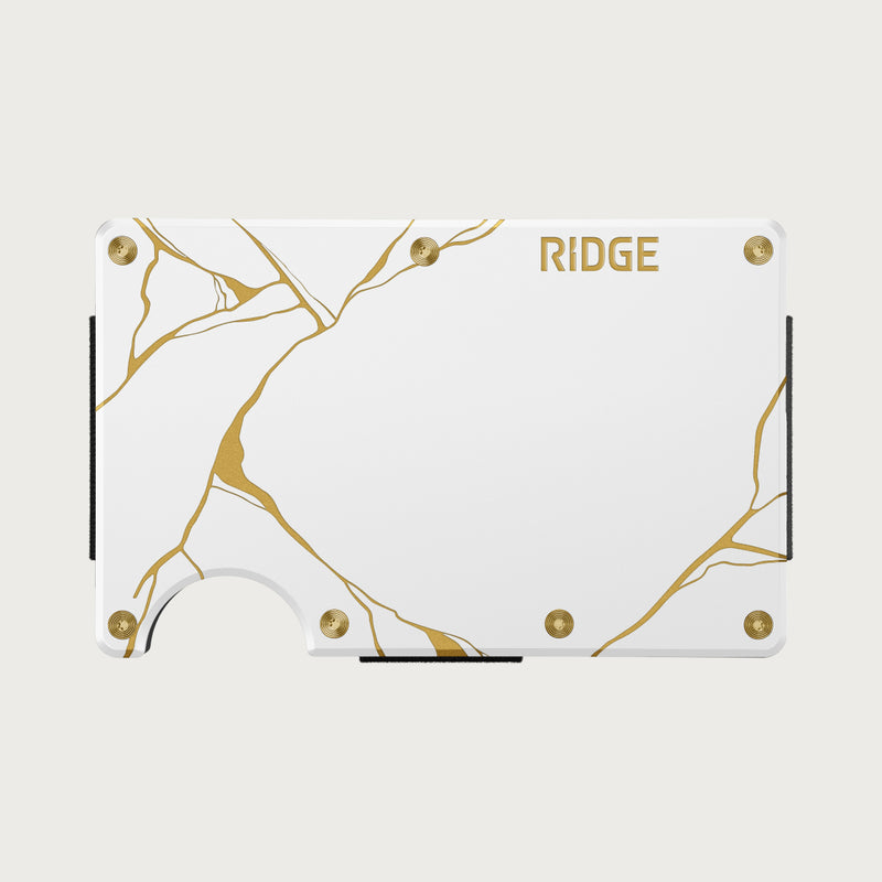 Ridge Wallet - Kintsugi - White