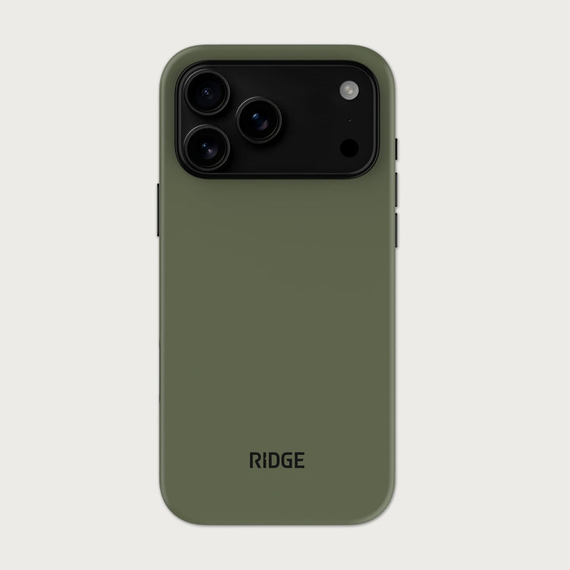 Ridge Phone Case - iPhone 18 Pro Max - Matte Olive