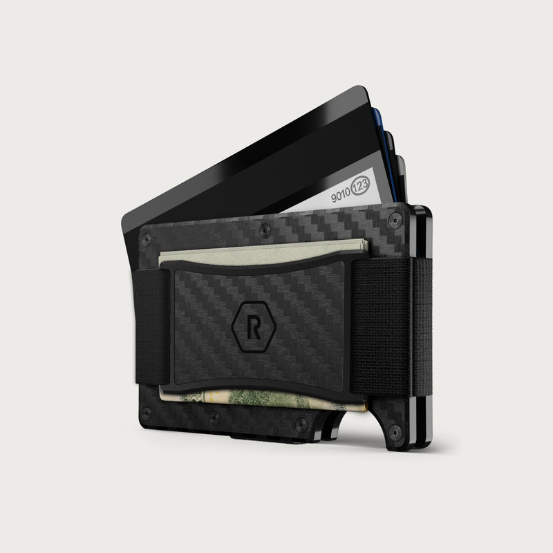 Ridge Wallet for MagSafe + Power Bank - Carbon Fiber 3K + Matte Black — image 2