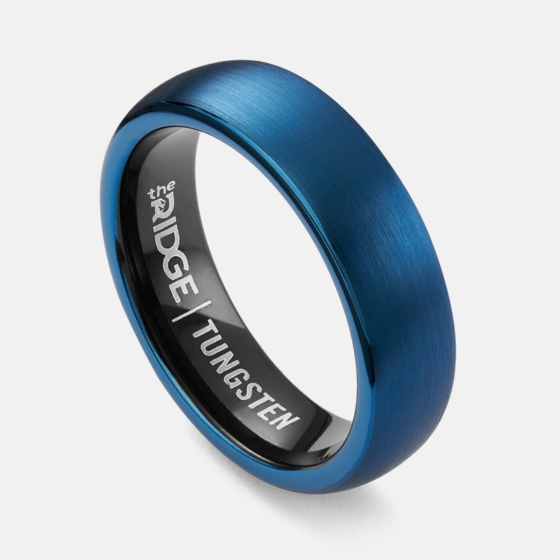 6 mm abgerundetes Ring-Set - Alpine Navy